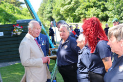 14/07/2026: King Charles III, Lord of Mann, visits the ‘Heroes on the Water Isle of Man’ Charity, based at Port Soderick, Isle of Man. PICTURE BY DAVE KNEEN PHOTOGRAPHY.