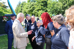 14/07/2026: King Charles III, Lord of Mann, visits the ‘Heroes on the Water Isle of Man’ Charity, based at Port Soderick, Isle of Man. PICTURE BY DAVE KNEEN PHOTOGRAPHY.