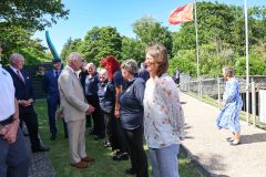 14/07/2026: King Charles III, Lord of Mann, visits the ‘Heroes on the Water Isle of Man’ Charity, based at Port Soderick, Isle of Man. PICTURE BY DAVE KNEEN PHOTOGRAPHY.