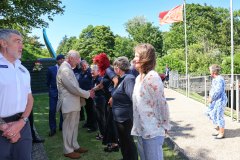 14/07/2026: King Charles III, Lord of Mann, visits the ‘Heroes on the Water Isle of Man’ Charity, based at Port Soderick, Isle of Man. PICTURE BY DAVE KNEEN PHOTOGRAPHY.