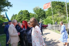 14/07/2026: King Charles III, Lord of Mann, visits the ‘Heroes on the Water Isle of Man’ Charity, based at Port Soderick, Isle of Man. PICTURE BY DAVE KNEEN PHOTOGRAPHY.