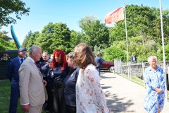 14/07/2026: King Charles III, Lord of Mann, visits the ‘Heroes on the Water Isle of Man’ Charity, based at Port Soderick, Isle of Man. PICTURE BY DAVE KNEEN PHOTOGRAPHY.