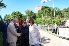 14/07/2026: King Charles III, Lord of Mann, visits the ‘Heroes on the Water Isle of Man’ Charity, based at Port Soderick, Isle of Man. PICTURE BY DAVE KNEEN PHOTOGRAPHY.