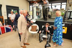 14/07/2026: King Charles III, Lord of Mann, visits the ‘Heroes on the Water Isle of Man’ Charity, based at Port Soderick, Isle of Man. PICTURE BY DAVE KNEEN PHOTOGRAPHY.