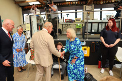 14/07/2026: King Charles III, Lord of Mann, visits the ‘Heroes on the Water Isle of Man’ Charity, based at Port Soderick, Isle of Man. PICTURE BY DAVE KNEEN PHOTOGRAPHY.