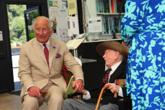 14/07/2026: King Charles III, Lord of Mann, visits the ‘Heroes on the Water Isle of Man’ Charity, based at Port Soderick, Isle of Man. PICTURE BY DAVE KNEEN PHOTOGRAPHY.