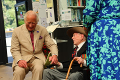14/07/2026: King Charles III, Lord of Mann, visits the ‘Heroes on the Water Isle of Man’ Charity, based at Port Soderick, Isle of Man. PICTURE BY DAVE KNEEN PHOTOGRAPHY.