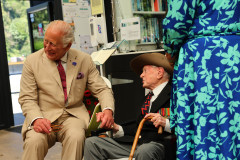 14/07/2026: King Charles III, Lord of Mann, visits the ‘Heroes on the Water Isle of Man’ Charity, based at Port Soderick, Isle of Man. PICTURE BY DAVE KNEEN PHOTOGRAPHY.