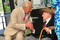 14/07/2026: King Charles III, Lord of Mann, visits the ‘Heroes on the Water Isle of Man’ Charity, based at Port Soderick, Isle of Man. PICTURE BY DAVE KNEEN PHOTOGRAPHY.
