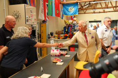 14/07/2026: King Charles III, Lord of Mann, visits the ‘Heroes on the Water Isle of Man’ Charity, based at Port Soderick, Isle of Man. PICTURE BY DAVE KNEEN PHOTOGRAPHY.