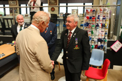 14/07/2026: King Charles III, Lord of Mann, visits the ‘Heroes on the Water Isle of Man’ Charity, based at Port Soderick, Isle of Man. PICTURE BY DAVE KNEEN PHOTOGRAPHY.