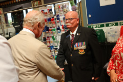 14/07/2026: King Charles III, Lord of Mann, visits the ‘Heroes on the Water Isle of Man’ Charity, based at Port Soderick, Isle of Man. PICTURE BY DAVE KNEEN PHOTOGRAPHY.