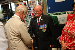 14/07/2026: King Charles III, Lord of Mann, visits the ‘Heroes on the Water Isle of Man’ Charity, based at Port Soderick, Isle of Man. PICTURE BY DAVE KNEEN PHOTOGRAPHY.