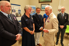 14/07/2026: King Charles III, Lord of Mann, visits the ‘Heroes on the Water Isle of Man’ Charity, based at Port Soderick, Isle of Man. PICTURE BY DAVE KNEEN PHOTOGRAPHY.