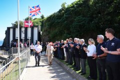 14/07/2026: King Charles III, Lord of Mann, visits the ‘Heroes on the Water Isle of Man’ Charity, based at Port Soderick, Isle of Man. PICTURE BY DAVE KNEEN PHOTOGRAPHY.