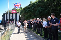 14/07/2026: King Charles III, Lord of Mann, visits the ‘Heroes on the Water Isle of Man’ Charity, based at Port Soderick, Isle of Man. PICTURE BY DAVE KNEEN PHOTOGRAPHY.