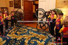 18/02/2026: Honours Reception for Sir Mark Cavendish, Government House, Douglas, Isle of Man. PICTURE BY DAVE KNEEN PHOTOGRAPHY.