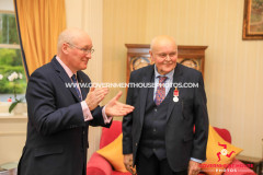 Investiture of Mr Reginald Derek (Derry) Kissack BEM. Photo by Callum Staley (CJS Photography)
