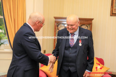 Investiture of Mr Reginald Derek (Derry) Kissack BEM. Photo by Callum Staley (CJS Photography)
