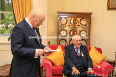 Investiture of Mr Reginald Derek (Derry) Kissack BEM. Photo by Callum Staley (CJS Photography)