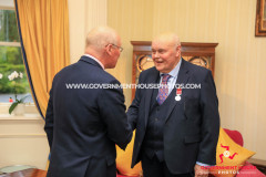 Investiture of Mr Reginald Derek (Derry) Kissack BEM. Photo by Callum Staley (CJS Photography)