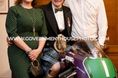 BEM investiture at Government House for Richard ‘Milky’ Quayle at Government House, Isle of Man -