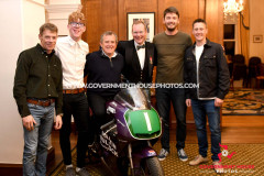BEM investiture at Government House for Richard ‘Milky’ Quayle at Government House, Isle of Man -