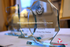 The Isle of Man Fire and Rescue Service annual medal presentation at Government House -