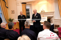 The Isle of Man Fire and Rescue Service annual medal presentation at Government House -