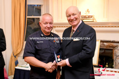 The Isle of Man Fire and Rescue Service annual medal presentation at Government House -
