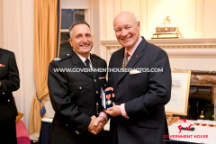 The Isle of Man Fire and Rescue Service annual medal presentation at Government House - Mark Walker