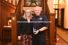 The Isle of Man Fire and Rescue Service annual medal presentation at Government House -