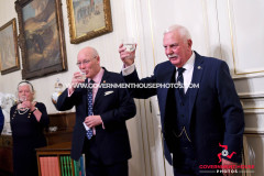 A reception at Government House for Stephen Carter, Captain of the Parish of Lonan, who was awarded an MBE in the King's Birthday Honours List 2024