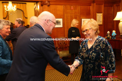 24/02/2026: MBE Reception for Mrs Jennifer Houghton, Government House, Douglas, Isle of Man. PICTURE BY DAVE KNEEN/GOVERNMENTHOUSEPHOTOS.COM