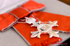 MBE Investiture for Julie Stokes at Government House, Isle of Man -