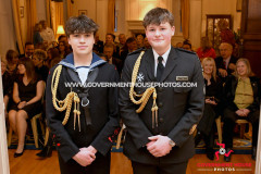 MBE Investiture for Julie Stokes at Government House, Isle of Man -