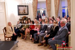 MBE Investiture for Julie Stokes at Government House, Isle of Man -
