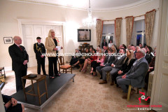 MBE Investiture for Julie Stokes at Government House, Isle of Man -