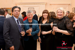 MBE Investiture for Julie Stokes at Government House, Isle of Man -