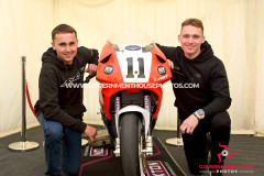 A reception at Government House for the Manx Grand Prix and Mannin Cancers’ ‘Wheelie Good Cause’ - Joe Yeardsley and Nathan Harrison