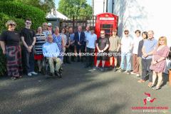 23/06/2026: Isle of Man Government House Phone Box Launch with Code Club. PICTURE BY DAVE KNEEN/WWW.GOVERNMENTHOUSEPHOTOS.COM