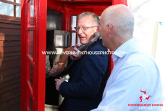 23/06/2026: Isle of Man Government House Phone Box Launch with Code Club. PICTURE BY DAVE KNEEN/WWW.GOVERNMENTHOUSEPHOTOS.COM