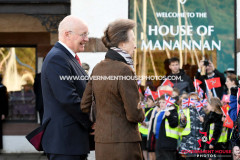 Her Royal Highness the Princess Royal visits the Isle of Man on Thursday, October 17 2024 -