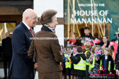 Her Royal Highness the Princess Royal visits the Isle of Man on Thursday, October 17 2024 -