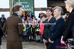 Her Royal Highness the Princess Royal visits the Isle of Man on Thursday, October 17 2024 -