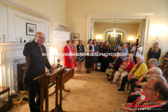 Reception for the 110th Anniversary of Girl Guiding & the 75th Anniversary of the Trefoil Guild, Government House, Douglas, Isle of Man. Photo by Callum Staley (CJS Photography)
