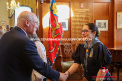 24/04/2025: Reception for the 110th Anniversary of Girl Guiding & the 75th Anniversary of the Trefoil Guild, Government House, Douglas, Isle of Man. PICTURE BY DAVE KNEEN PHOTOGRAPHY.