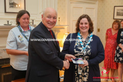 Reception for the 110th Anniversary of Girl Guiding & the 75th Anniversary of the Trefoil Guild, Government House, Douglas, Isle of Man. Photo by Callum Staley (CJS Photography)