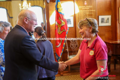 24/04/2025: Reception for the 110th Anniversary of Girl Guiding & the 75th Anniversary of the Trefoil Guild, Government House, Douglas, Isle of Man. PICTURE BY DAVE KNEEN PHOTOGRAPHY.