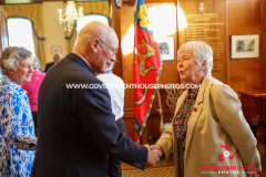 24/04/2025: Reception for the 110th Anniversary of Girl Guiding & the 75th Anniversary of the Trefoil Guild, Government House, Douglas, Isle of Man. PICTURE BY DAVE KNEEN PHOTOGRAPHY.